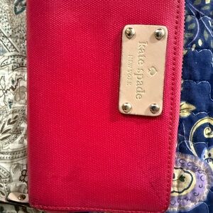 Kate Spade Vibrant Red Clutch
